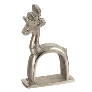 Anneau de serviette en bois de cerf nickelé pièce unique métal de haute qualité thème de renne solide élégant hôtels anneau de serviette au moins quantité minimale de commande - Product Image 2