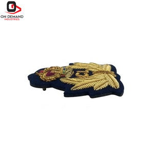 Meilleures ventes : Badges brodés Zari couleur unie, personnalisables, avec épingle de sûreté, finition décorative élégante pour vêtements, écologiques - Product Image 4