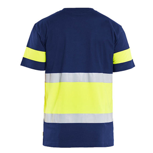 High Quality Custom Made <b>Men's</b> Hi Visibility Short Sleeve <b>Work</b> T-<b>Shirts</b> Breathable Heavy Duty Fabric <b>Men</b> Workwear T <b>Shirt</b> - Product Image 4