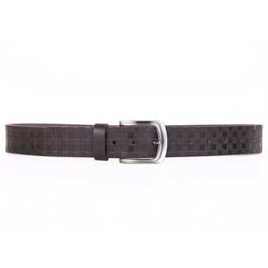 Ceinture pour homme en cuir de vache véritable, à boucle carrée en acier massif, pour jeans décontractés, haute résistance, écologique, légère, vente en gros - Product Image 5