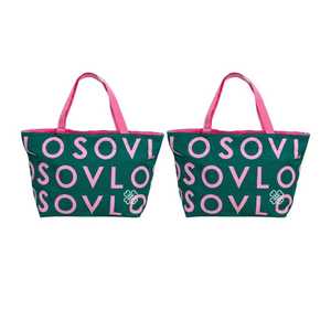 กระเป๋าผ้าฝ้าย KLM อเนกประสงค์ พร้อมส่งออก พับเก็บได้ แข็งแรง ทนทาน ใช้ซ้ำได้ เหมาะสำหรับใช้ในชีวิตประจำวัน ช้อปปิ้ง เป็นมิตรกับสิ่งแวดล้อม ทำด้วยมือ ใช้ในห้องนั่งเล่น - Product Image 4