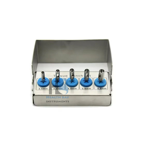 5 Piezas Punzón de Tejido para Implantes Dentales, Cortador de Anillo Gingival de Acero Inoxidable, Instrumentos Quirúrgicos para Pieza de Mano de Baja Velocidad, CE - Product Image 4