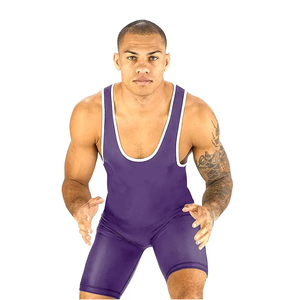 Cheap Price Personalized Sublimation Printing Wrestling Singlets - Product Image 1