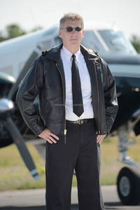 แจ็คเก็ตนักบินหนังแท้สำหรับผู้ชาย, แจ็คเก็ตหนังวัวสีดำ - Product Image 3