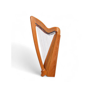 Harpe en bois faite à la main avec 22 cordes et un design sculpté pour la musique traditionnelle - Product Image 1