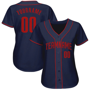 Personalized Baseball Shirt Attached Sublimation And Applique Embroidery <b>Athletic</b> Uniform - Product Image 1