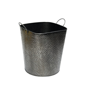 <b>Large</b> Powder Coated Black Metal Planter for Garden Decor for Restaurant Hotels Office or Home-Indian Supplies at Low Price - Product Image 6