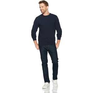 Sweat-shirt surdimensionné pour homme en coton lourd de qualité supérieure, col rond, pull-over, streetwear urbain, haut tendance - Product Image 4