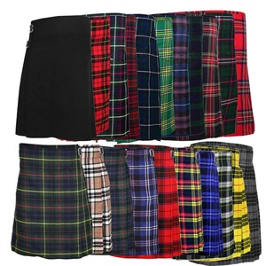 Kilt écossais traditionnel pour homme en acrylique avec motif uni - Product Image 5