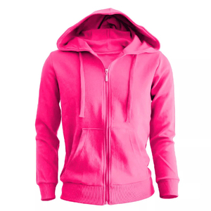 DUOLLB High Quality Custom Sportswear Zipper <b>Women</b> Hoodie Haft Zipper 100% Organic Cotton Drop Shoulder <b>Women</b> Crop <b>Top</b> - Product Image 5