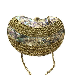 ARTESANÍA DE LUJO Bolso de noche de nácar de alta calidad Elegante monedero de mano para mujeres y niñas Ropa de fiesta de boda - Product Image 1