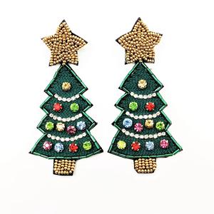 Pendientes Bordados a Mano, Diseño Clásico, Pendientes con Cuentas para Mujer, Tamaño Personalizado, Último Diseño en Artesanía de Bordado - Product Image 2