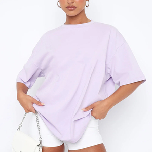 Women T-<b>Shirt</b> Solid <b>Color</b> Loose Fit 100% Cotton Breathable Women Casual T <b>Shirt</b> - Product Image 2