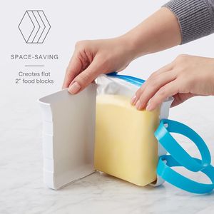 Contenedor para Preparación de Comidas FreezeUp de 2 Tazas, Paquete de 2, para Congelar y Almacenar Sobras y Sopas - Product Image 2