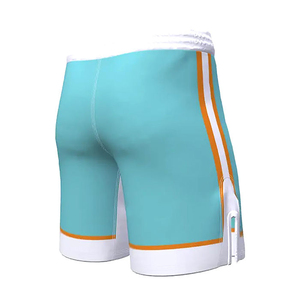 Men's Solid Color Quick Dry Satin <b>Shorts</b> Mid Waist Elastic Waistband With Pockets Casual Style <b>Short</b> <b>Shorts</b> - Product Image 2