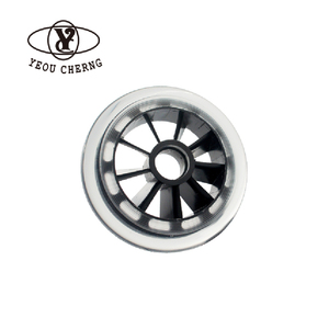 Ruedas de PU de 110x24 mm 83A para Carros Comerciales de Uso Pesado, Carros de Logística, Equipos de Almacén, Ruedas Giratorias Silenciosas de Alta Capacidad - Product Image 5