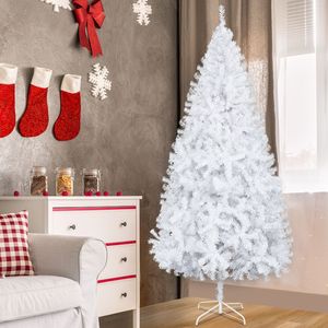 Albero di Natale Artificiale Premium in Abete Bianco da 2,13 m, 950 Rami Pieghevoli, Leggero, Facile da Montare, Effetto Neve, Albero di Natale Robusto - Product Image 2