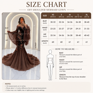 Robe de soirée sirène de luxe marron chocolat avec perles et appliques, taille naturelle, broderie florale 3D et manches transparentes spectaculaires - Product Image 6