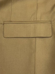 Traje de 2 Piezas Verde Oliva para Hombre, Corte Entallado, Formal, para Negocios, Bodas, Novios, Cierre de un Botón, Solapa con Muescas - Product Image 4