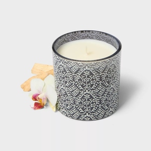 Sleek design 6.5oz <b>jar</b> candle vanilla scented candle gray glass candle <b>jar</b> for customizations single wick candle home decor - Product Image 2