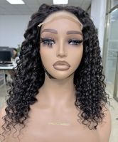 HD Lace Wig 5x5 Swiss Lace Perruque de cheveux péruviens Deep Wave Perruque de cheveux humains Lace Front Wig pour femmes noires
