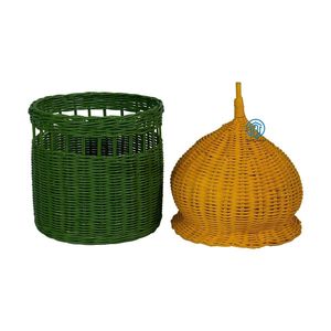 Hot Sale Sustainable Handwoven Natural Rattan Mosque Shape Ramadan <b>Gift</b> Basket With Lid <b>Eid</b> Candy Container Handwoven Bulk OEM - Product Image 2