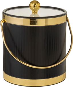 Stainless Steel Ice <b>Bucket</b> <b>with</b> <b>Lid</b> and Tongs Gold Handle Insulated Ice Cooler <b>Bucket</b> Champagne Wine Bottle Holder Bar Party Hom - Product Image 4