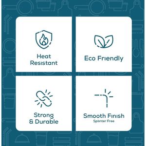 100 Cucchiai Monouso in Bambù Naturale, Biodegradabili ed Ecologici, per Feste ed Eventi all'Aperto - Product Image 5