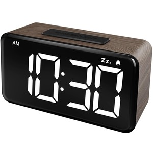 Handcrafted Acacia Wood Desk <b>Clock</b> with Natural Stone Face | Wholesale - Product Image 2