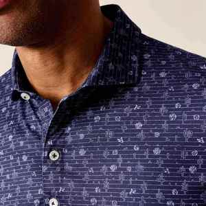 Polos de golf de verano personalizados para hombre, de alta calidad, 100% algodón, de secado rápido, manga corta, estampados. - Product Image 6