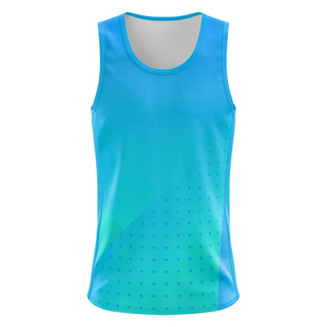 Maillots de marathon personnalisés en gros avec logo d'équipe, uniformes d'athlétisme, 100 % polyester, prix de gros, qualité supérieure - Product Image 3