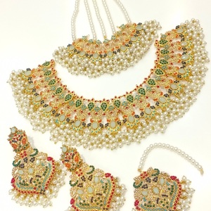 Fashionable Zircon Necklace Fashion Jewelry Sets Premium Bridal Jewelry Set Luxury Party Wear <b>Accessories</b> - Product Image 5