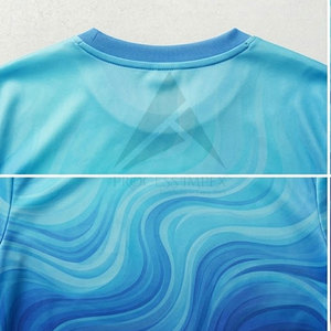 T-shirt personnalisé pour homme en polyester léger à séchage rapide, imprimé sur toute la surface, pour la gym et le sport, Process Impex - Product Image 4