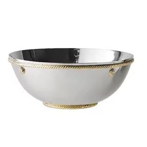 Wedding Table Metal Chocolate <b>Bowl</b> <b>Stainless</b> <b>Steel</b> Candy Serving <b>Bowl</b> for Dry Fruits Snacks - Product Image 4