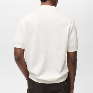 เสื้อโปโลผู้ชายคุณภาพสูง ผ้าฝ้าย 100% สกรีนโลโก้ด้วยระบบดิจิตอล ระบายอากาศได้ดี เหมาะสำหรับใส่ลำลองในฤดูร้อน - Product Image 4