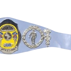 เข็มขัดแชมป์มวยปล้ำแบบมีสายรัดสีน้ำเงิน คุณภาพสูง พร้อมปรับแต่งได้สำหรับนักสะสม - Product Image 5