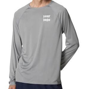 Camiseta de Compresión de Manga Larga Unisex Personalizada, Protección UV, Antibacteriana, 220g Poliéster/Spandex, para Surf, MMA, BJJ, Gimnasio - Product Image 4