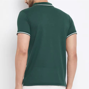 Camiseta Polo de Hombre Personalizada, Informal, Sólida, Ecológica, Ligera, Antiarrugas, de Secado Rápido, de Poliéster/Algodón - Product Image 3