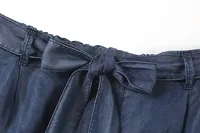 Shorts de Mezclilla de Verano de Cintura Alta, Casuales y Sexys, de Primera Calidad, Transpirables, con Rasgaduras, Servicio OEM Personalizable, Precio Razonable
