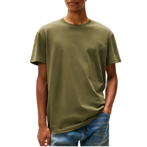 เสื้อยืดผู้ชายใส่สบาย ระบายอากาศได้ดี ผลิตจากผ้าฝ้ายผสมเนื้อนุ่ม เหมาะสำหรับใส่ในชีวิตประจำวัน ออกกำลังกาย ฟิตเนส กิจกรรมกลางแจ้ง - Product Image 5