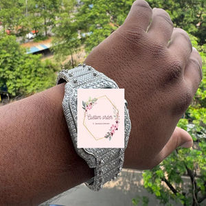 Montre automatique Moissanite entièrement sertie de pierres pour homme, bracelet en or blanc, montre en acier inoxydable style Hip Hop, cadeau pour rappeurs et amis - Product Image 1