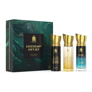 Set de Regalo Legendario Adilqadri de 3 Piezas de 20 ML para Hombre, Fragancia de Larga Duración para Ocasiones Especiales, Precio de Venta para Exportación - Product Image 1