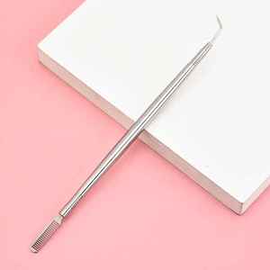 Stainless Steel pointed <b>Lash</b> Lift Tool Double Sided With <b>Comb</b> End Eyelash Semi-permanent Tool Customized Color And Logo - Product Image 2