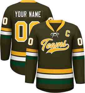 Custom High-quality Ice Hockey Uniform Jersey <b>Socks</b> Set Short Printed Front Sublimation Breathable 100% <b>Polyester</b> Adult Unisex - Product Image 2