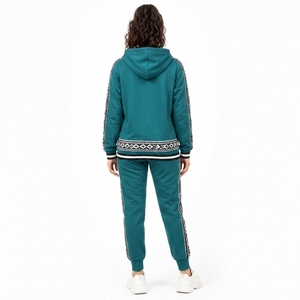 Vêtements de sport personnalisés durables pour femmes, ensembles de survêtements imprimés pour la course à pied, l'entraînement, l'exercice et les performances en plein air. - Product Image 2