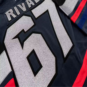 Wholesale New Design Hockey Jersey Quick Dry Custom Embroidered Logo Custom Printing Sportswear Ice Hockey with Custom Logo - Product Image 3
