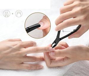 Herramientas de Manicura de Acero Inoxidable Negro de Alta Calidad, Cortaúñas y Empujador de Cutículas para Arte de Uñas y Uso en Dedos - Product Image 3
