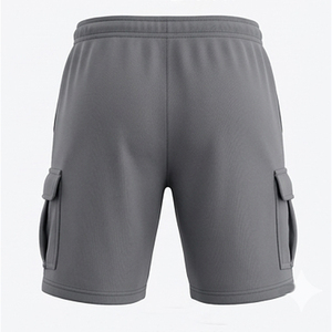 Men Performance Cargo Shorts Stretch Fitness Gym Shorts Custom Logo Men’s Navy Blue Cargo Gym Shorts Quick Dry Athletic - Product Image 1