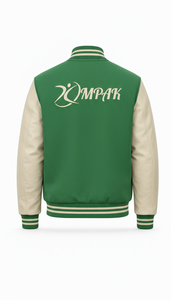 Vêtements d'extérieur professionnels et athlétiques en cuir de style américain durable avec manches contrastées - Product Image 6