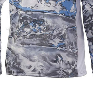 Chemises de chasse à manches longues pour hommes, vêtements de performance pour l'extérieur, respirantes, séchage rapide, polyester/coton écologique de haute qualité - Product Image 5